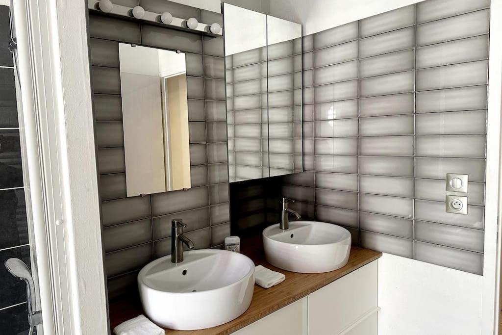 Bel Appart Design 2Ch, Mairie, Pkg, Wifi, Terrasse, Port Marianne Montpellier Luaran gambar