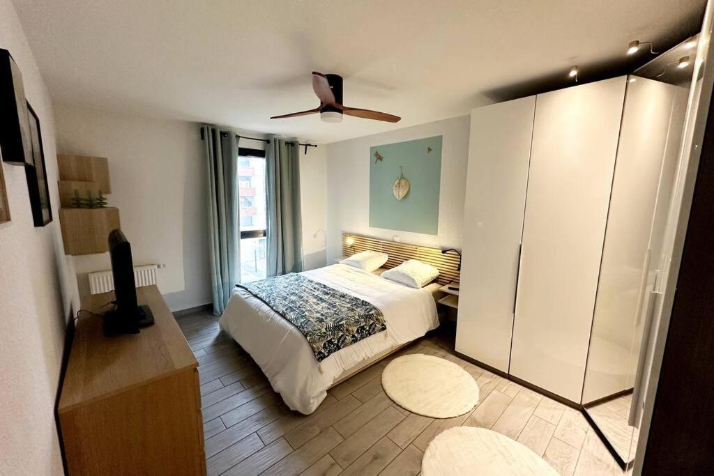 Bel Appart Design 2Ch, Mairie, Pkg, Wifi, Terrasse, Port Marianne Montpellier Luaran gambar